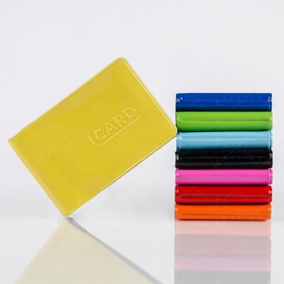 China Hot Sale Plastic Elastic Letter 6.4x9.7cm Fashion Travel Holder ID Card Holder PVC Airline Ticket Business Credit Card Daijun for sale