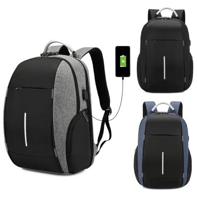 China With Custom Logo USB Computer Backpack Waterproof Travel Bag Anti Theft Laptops Backpack For College for sale