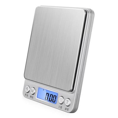 China With Digital Scale Tray 3kg Bowl Food Kitchen Coffee Scale With 0.1g 0.01g for sale