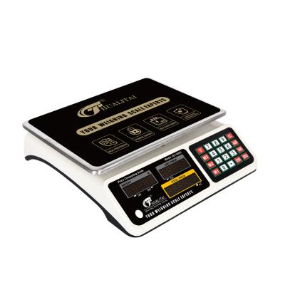 China Digital Scales Quantity Counting and Price Calculation with USB Output for Valuation Calculation 30kg 40kg for sale