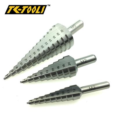 China Metal Sheet Drilling Hole HSS Step Drill Bit for sale