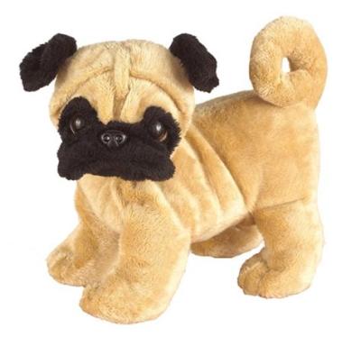 China Very Realistic Pug Dog Soft Plush Toy For Kids , Stuffed Plush Toy ZK3233 for sale