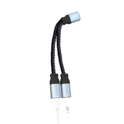 China Listen to Songs and Hot Selling XO NBR160 Charger Lighting Type-C USB Audio Adapter Cable Mobile Phone Call Charging Cable for sale