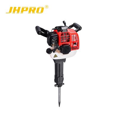 China Multifunctional JHPRO JH-100C EPA Approved 52CC 2 Stroke Gas Powered Petrol Stacking Jack Hammer Demolition for sale