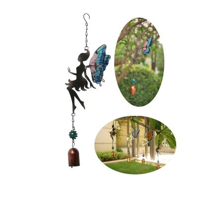 China Modern Hand Craft and Gift Home and Decorative FAIRY Wind Chimes for Outdoor Christmas Decorations Metal Craft for sale