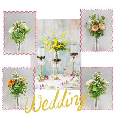 China Centerpieces for wedding table wholesale artificial flowers wedding centerpieces and table decorations for wedding decoration for sale