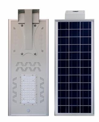 China ROAD 30w 40w 50w public park integrated solar LED street light with all-in-one solar panel for sale