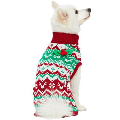 China Sustainable Small Dog Sweater For Puppy Cats Pet Clothes Sweatershirt For Small Dogs Winter Knitwear for sale