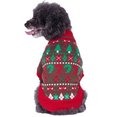 China Sustainable Small Dog Sweater For Puppy Cats Pet Clothes Sweatershirt Winter Knitwear Designer Puppy Clothes for sale