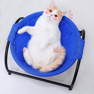 China Removable Cover Cat Bed Washable Pet Remove Single Sofa Elevated Pet Cot Soft for sale