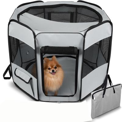 China Sustainable Kennel Floor Kennel Luxury Courted Flooring Portable Puppi Pet Playpen Raised Kennel Tent Large Dog for sale