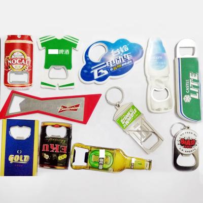 China Sustainable Custom Shaped Metal Bottle Opener With Your Own Design for sale