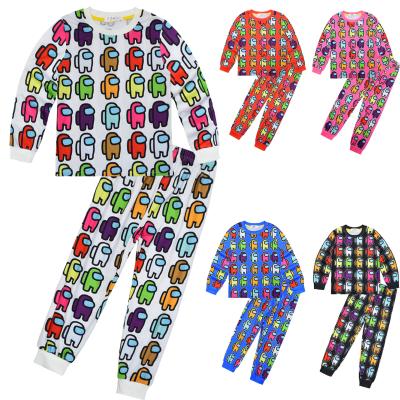 China New Fashion Plus Size Debut Boys Pajamas Set Boutique Long Sleeve O-Neck Tops + Long Pants 2 Pcs Leisure Set Boys Pajamas Set for sale