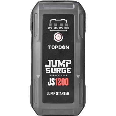 China Multi Function Topdon JS1200 1200a Vehicle Emergency Tool 3 in 1 Power Bank and Car Jump Starter Kit for sale