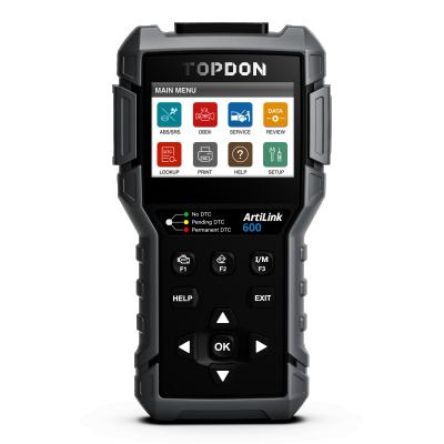 China ABS diagnostic Topdon artilink600 scanner code reader including full OBD2 functions for sale