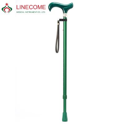 China LCMS-225R-SWR-GN-568AC05 Lightweight Royal Green Cane Walking Stick Aluminum Crutches 138-183cm for sale