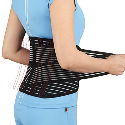 China Adult Humanize Waist Support Adjustable Breathable Thin Adjustable Hook And Loop Pain Relief Unisex Elastic For Muscle Tension LCS-51 for sale