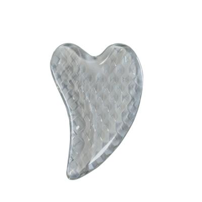 China 2019 new face gua massager tool heart shape gua sha massage set board gua sha scratching crystal crystal resin sha muscle for sale