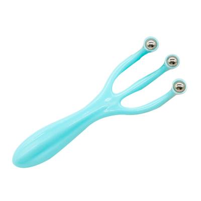 China Wholesale Three Head Claw Massager Face Massager Steel Ball Bearing Head Massager For Head Acupoints for sale