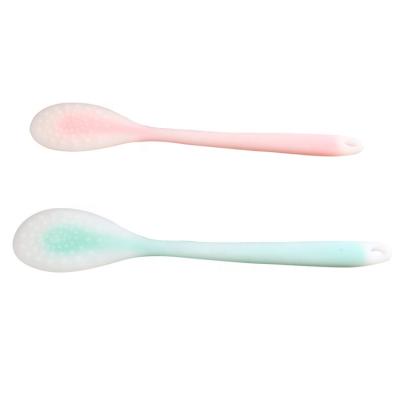 China Hot-selling Body Y Shape Spoon Massager Massage Board Care Silicone Meridian Handheld Tapping Long Handle Lower Back Massager for sale