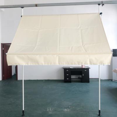 China Outdoor Shade Custom Expandable Manual Shelter Canopy Pop Up Patio Tent with Manual Crank Handle for sale