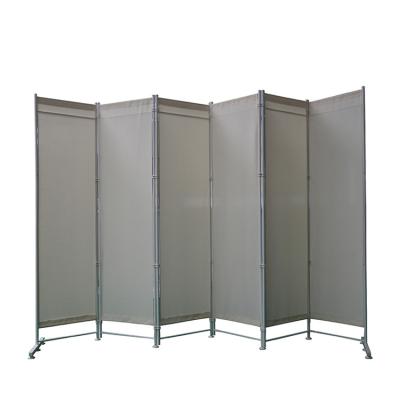 China 6 Panel Minimalist Freestanding Screen Folding Privacy Screen for sale