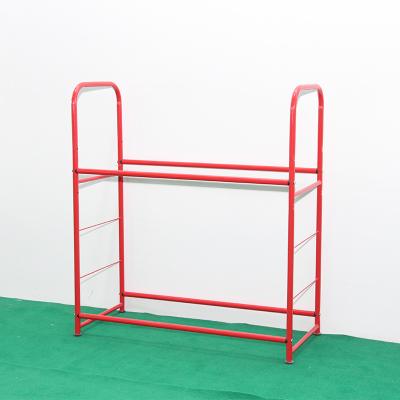 China Steel Material Garage Tire Storage Display Wheel Rack Easy With Wheel for sale