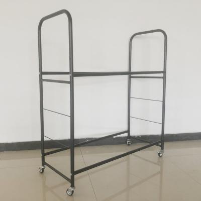 China Corrosion Protection Standard Size Spoke Storage Shelf Tire Rack For Garage for sale