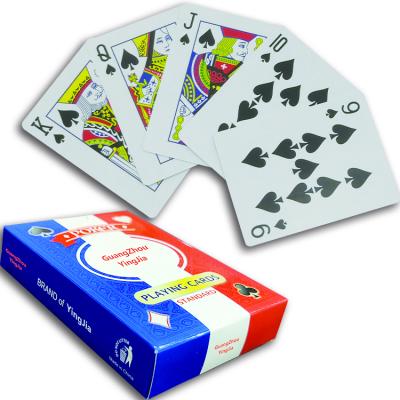 China Eco-friendly Material Custom Poker Card Game Pattern And Logo Poker Cards Playing Cards With Box for sale