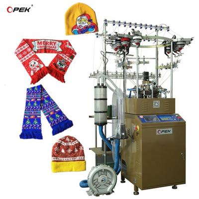 China 600 Sets/Month Jacquard Hat and Scarf Knitting Machine for Football Scarf Production for sale