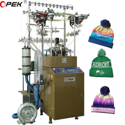 China 2023 Knitting Beanie Cap Hat Making Machine with 325 KG and Single Knitting Method for sale