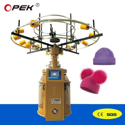 China 1.5W Knitting Machine for 1X1 2X1 2X2 Rib Beanie/Cuff Production in Trucker Hat Cap Design for sale