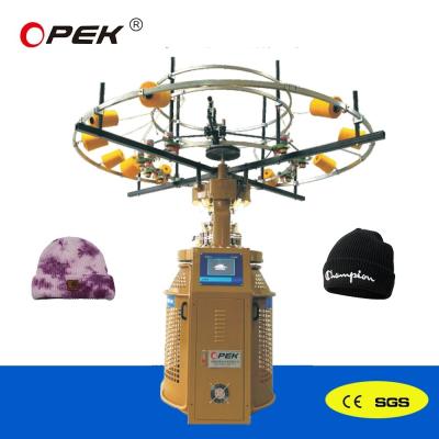 Κίνα OPEK Πλήρως αυτόματη κυκλική πλέξιμο Seamless Tube Headwear Machine με αυτόματο συναγερμό προς πώληση