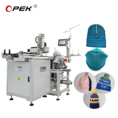 Chine Opek-300HS chapeaux machine à coudre pour la méthode de tricot unique chapeaux en cuir Jacquard à vendre