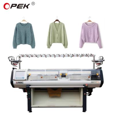 China 52 Inch Double System Flat Sweater Collar Knitting Machine with 3 GG Gauge Technology for sale