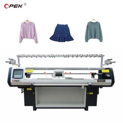 China 80 inch Flat Double System School Uniform Sweater Knitting Machine with Higher Speed for sale