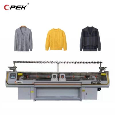 China Double System 52inch Flat Cashmere Knitting Machine Perfect for Knitting Shoes Upper for sale