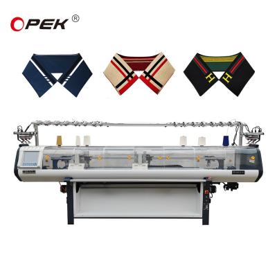 China 900 KG High Speed Single System Polo T-shirt Collar Sweater and Cuff Knitting Machine for sale