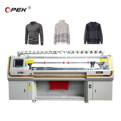 China OPEK Fully Jacquard High Speed Four System Sweater Knitting Machine Function Sweater for sale