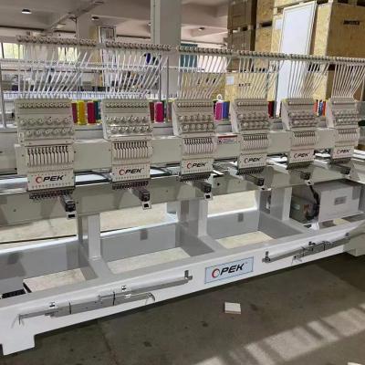 China 110V-220V eingebaute 6 Kopf Computer Stickmaschine für maximale Stickfläche 400*450mm zu verkaufen