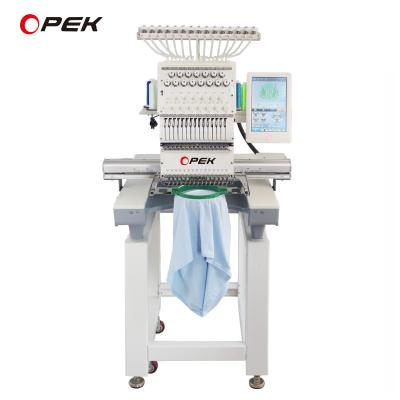 China accuracy OPEK 15 Colors Single Head Computerized Embroidery Machine for Industrial for sale