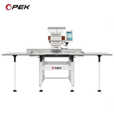 China 1200 RPM Maximum Speed Cap Embroidery Machine with Large Embroidery Area from OPEK for sale