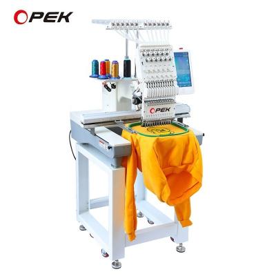 China 300 W computergebaseerde borduurmachine voor hoedkap plat T-shirt kledingstuk Te koop