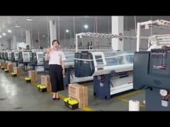 collar flat knitting machine