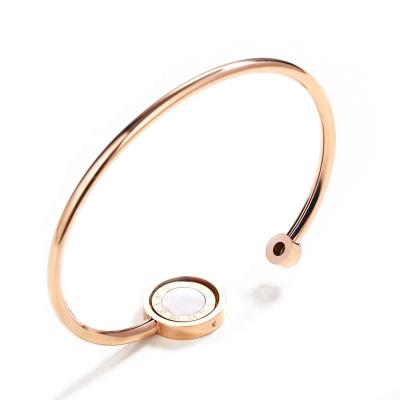 China High Quality Casual/Sporting Style Women's Latest Jewelry Rose Gold Cuff Bracelets for sale