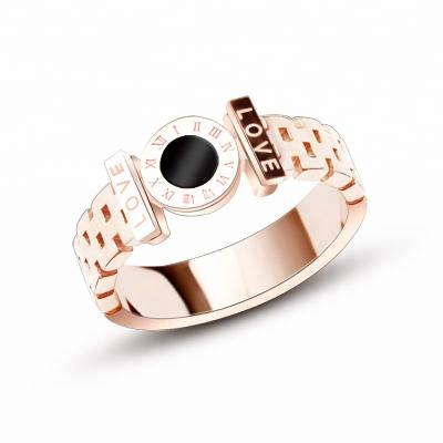 China TRENDY Wedding Ring Set Couples Design Mens White Black Gold 18k Great Quality Original Gold Plated Mens Stainless Steel Wedding Rings for sale