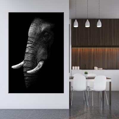 China Wholesale Price International Organization for Standardization HD Printed Canvas Painting 1 Panel Elephant Decor Painting For Hotel Or Room for sale