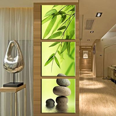 중국 International Organization for Standardization Wall Art Picture Canvas Paintings 3 Panels Canvas Picture Prints Zen Stone Flower Bamboo Wall Paintings 판매용