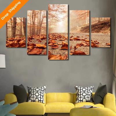 중국 International Organization for Standardization Maple Leaf Floor 5 Canvas Painting Poster Printing Home Decoration Canvas 판매용