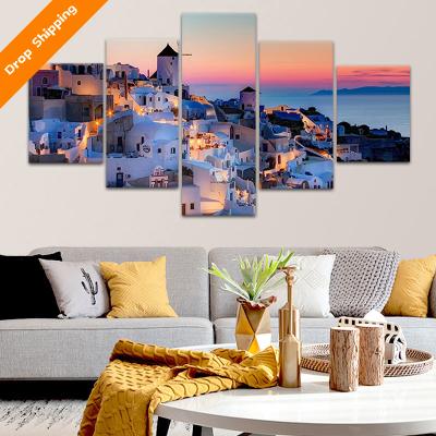 China Beautiful International Organization for Standardization Landscape Painting Canvas Wall Art Living Room Bedroom Home Decoration 5 for sale